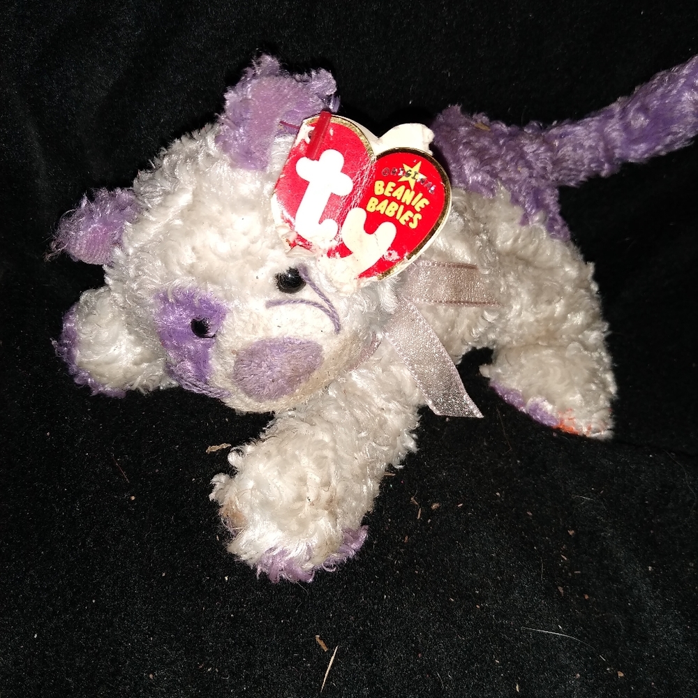 Beanie baby Violetta the purple cat
